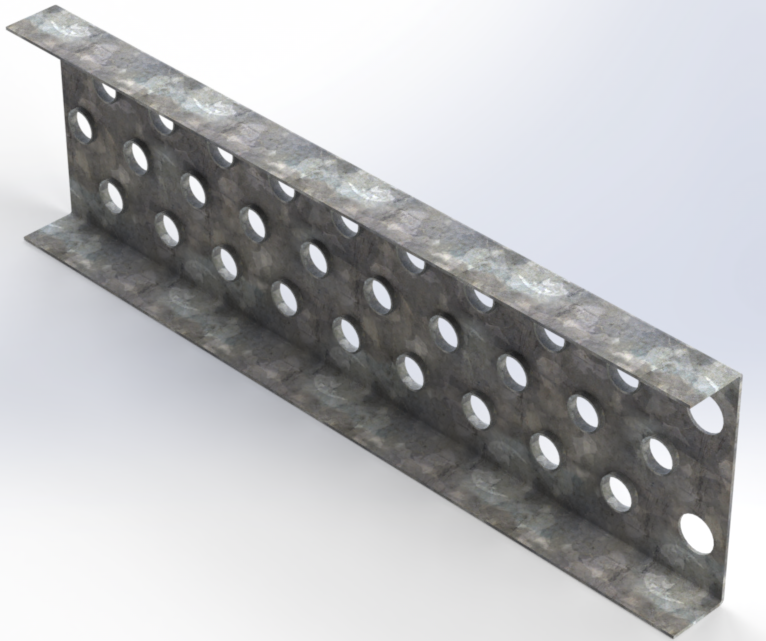 U Type Plate with 2 Side Bending